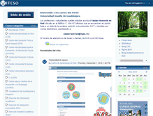 Tablet Screenshot of cursos.iteso.mx