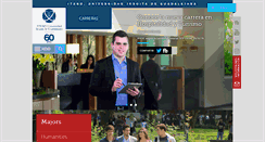 Desktop Screenshot of carreras.iteso.mx