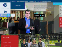 Tablet Screenshot of carreras.iteso.mx